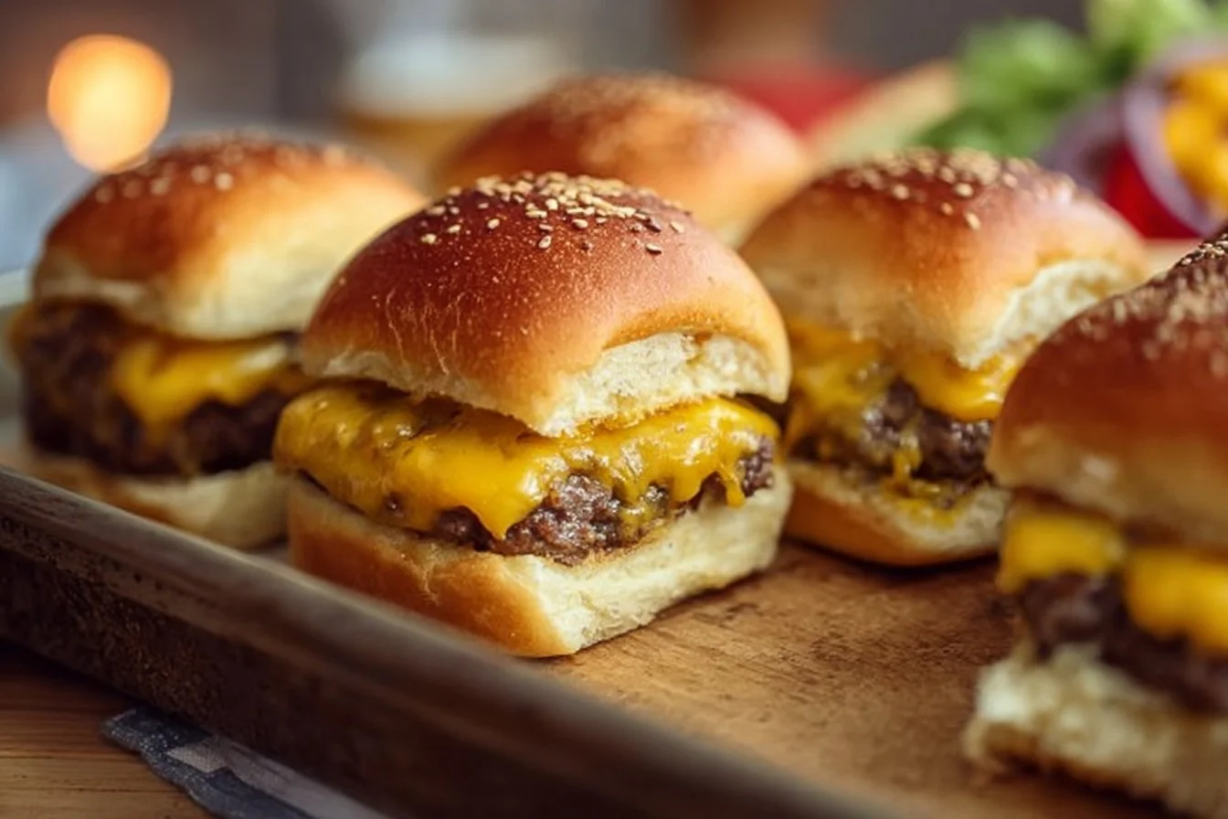 Cheeseburger Sliders 4 Cheeseburger Sliders
