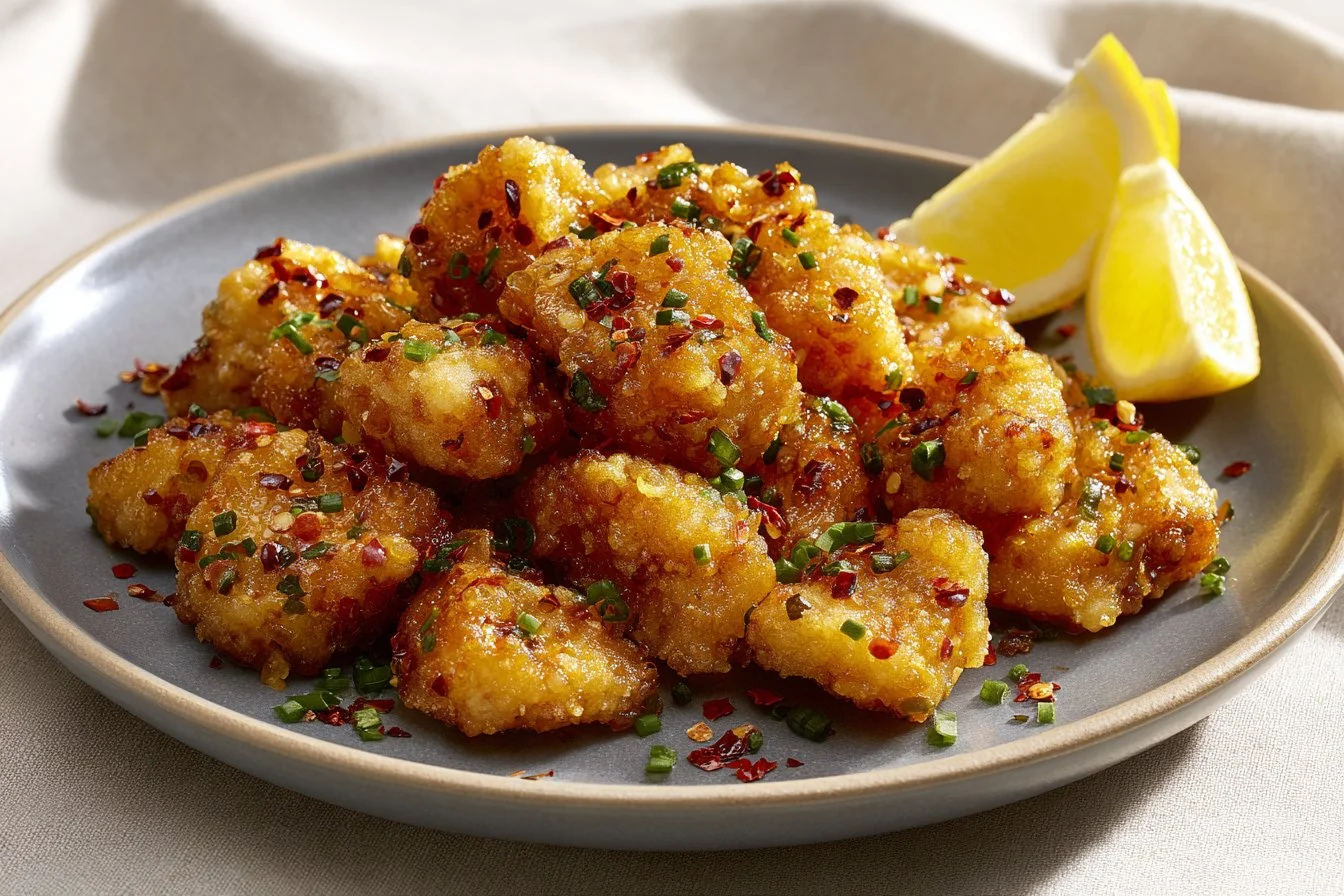 Delicious Cowboy Butter Chicken Bites served on a platter, ready to enjoy.