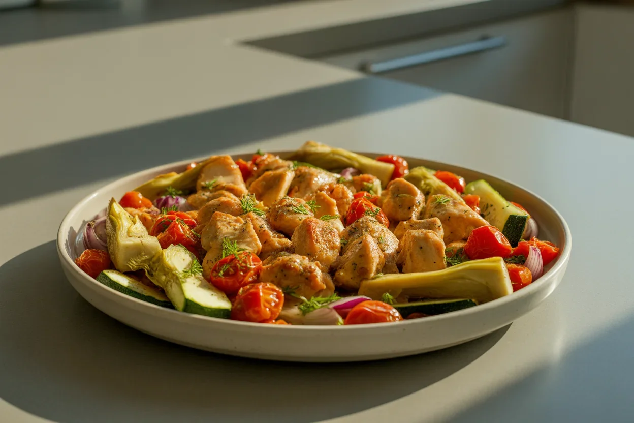 Air fryer Greek chicken