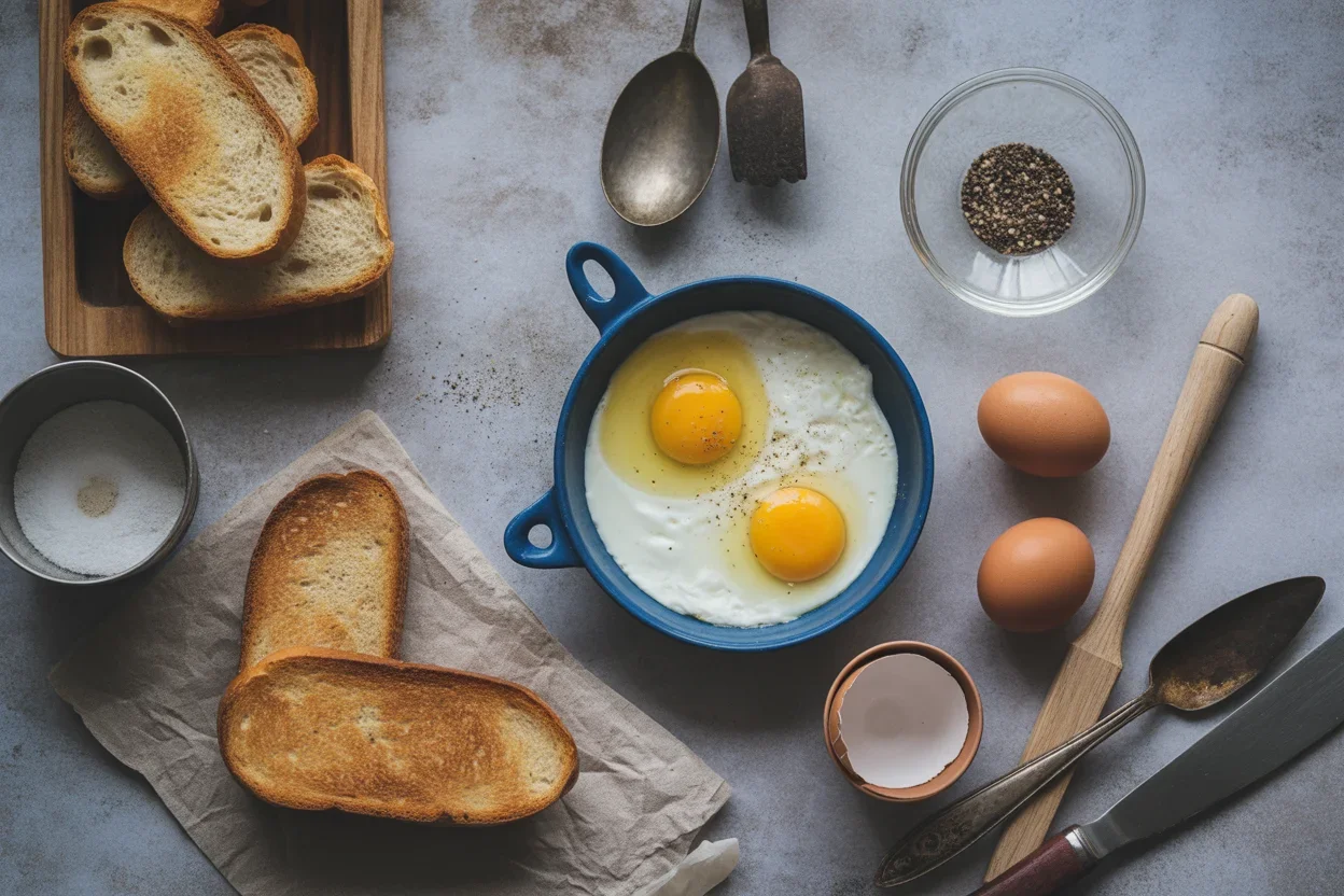 Air fryer poached eggs