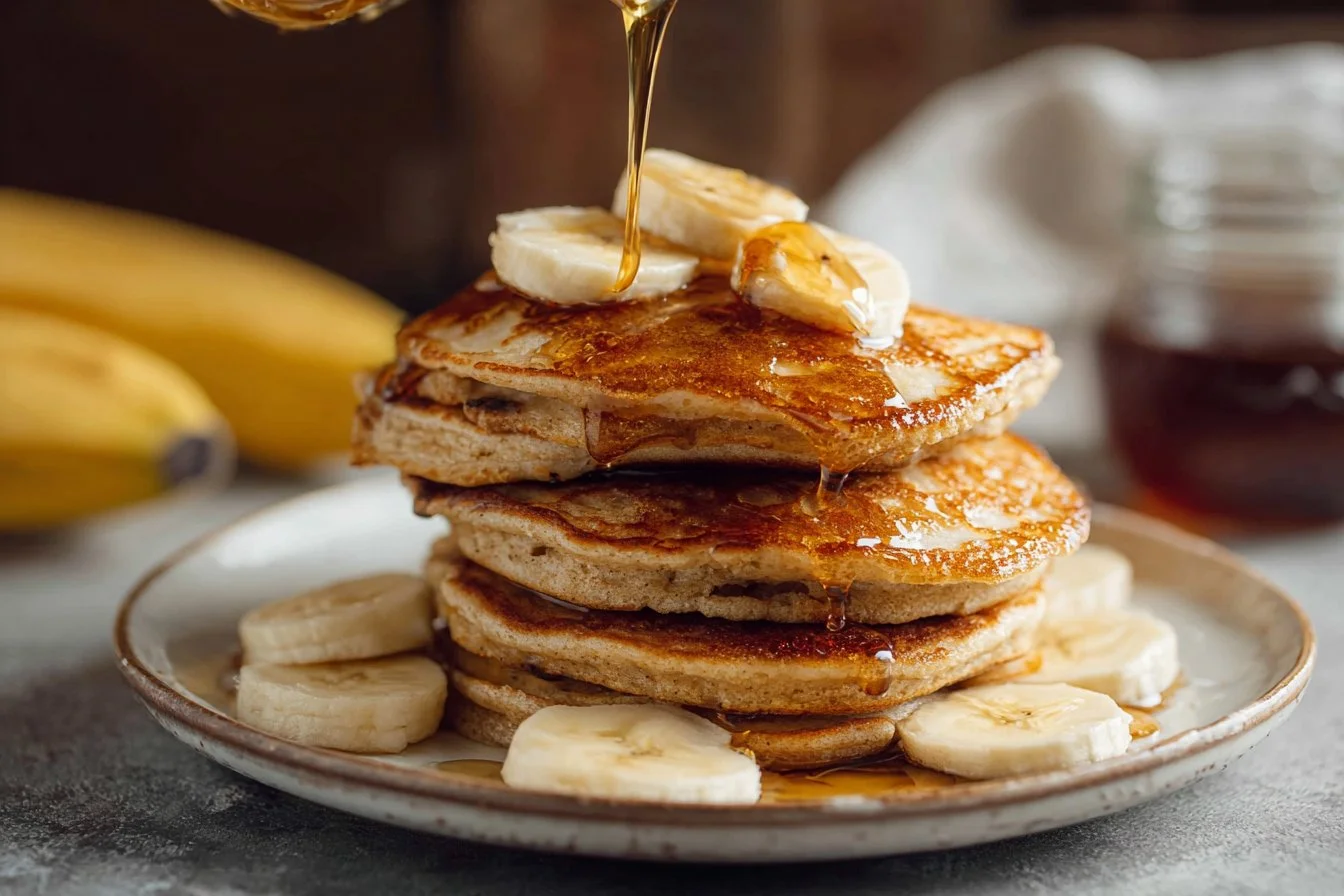 Fluffy Banana Pancakes
