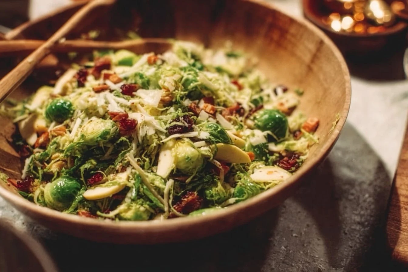 Shaved Brussels Sprouts Salad