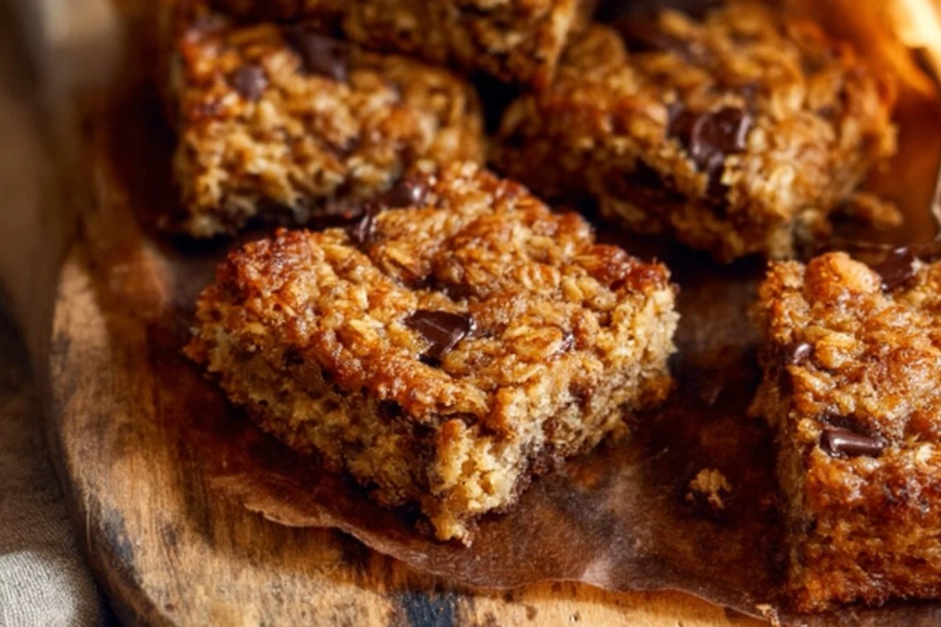 Banana Oatmeal Bars