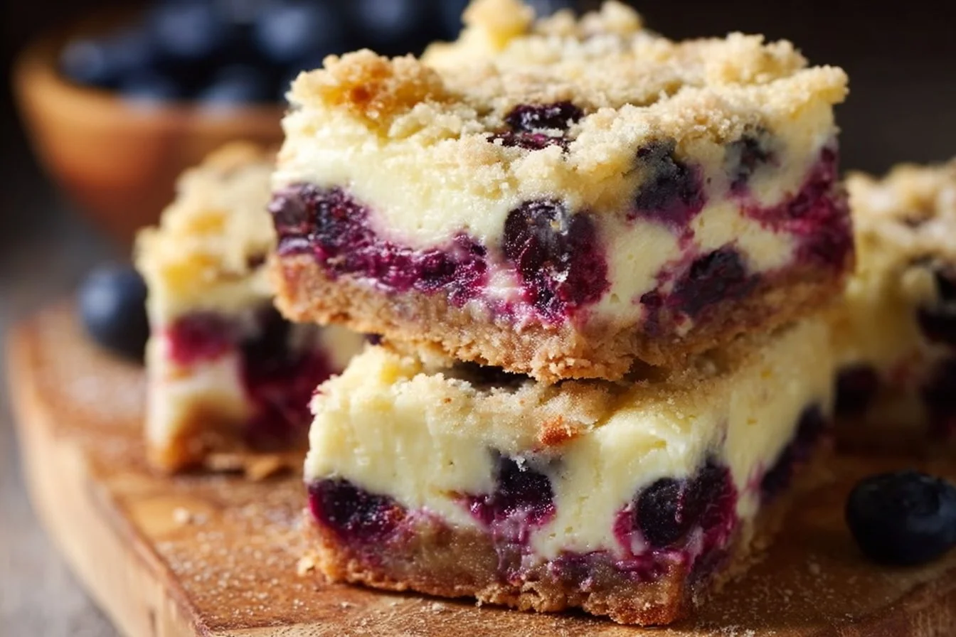 Blueberry Cream Cheese Bars 4 Blueberry Cream Cheese Bars