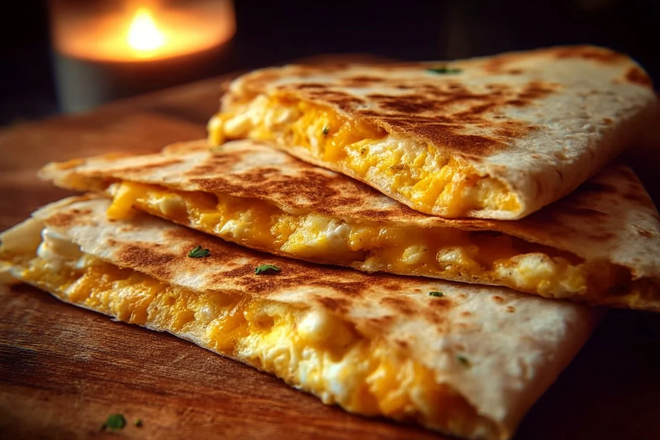Cheddar Egg Quesadilla Recipe