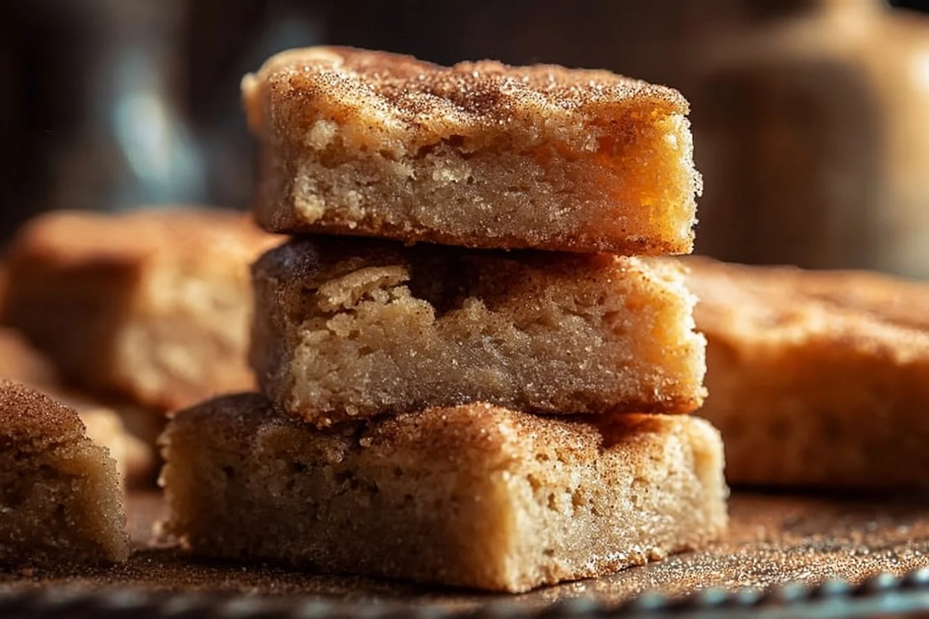 Cinnamon Sugar Blondies