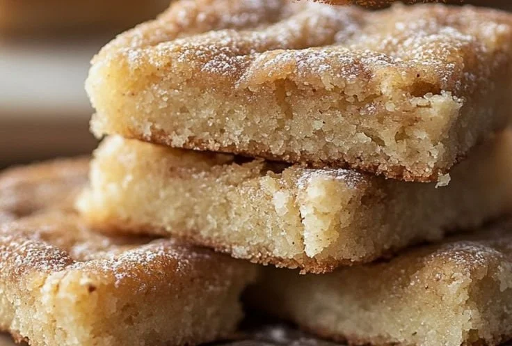 Cinnamon Sugar Blondies