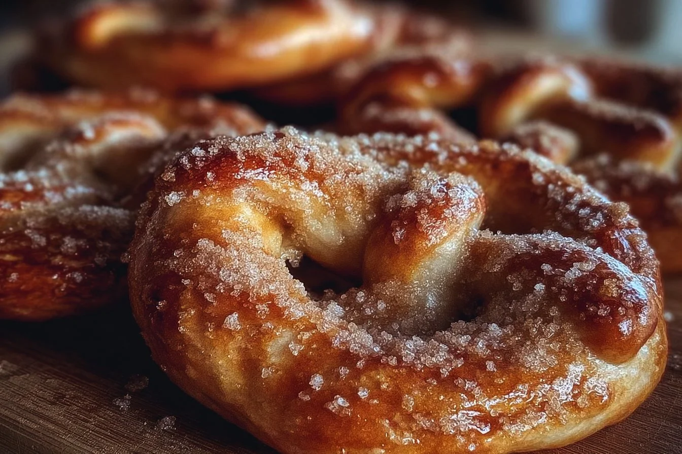 Cinnamon Sugar Soft Pretzels 4 Cinnamon Sugar Soft Pretzels