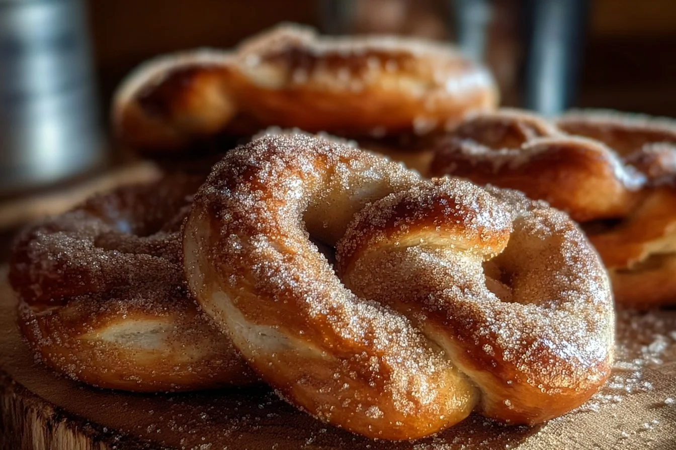 Cinnamon Sugar Soft Pretzels