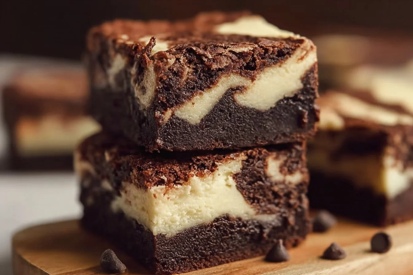 Cream Cheese Swirl Brownies