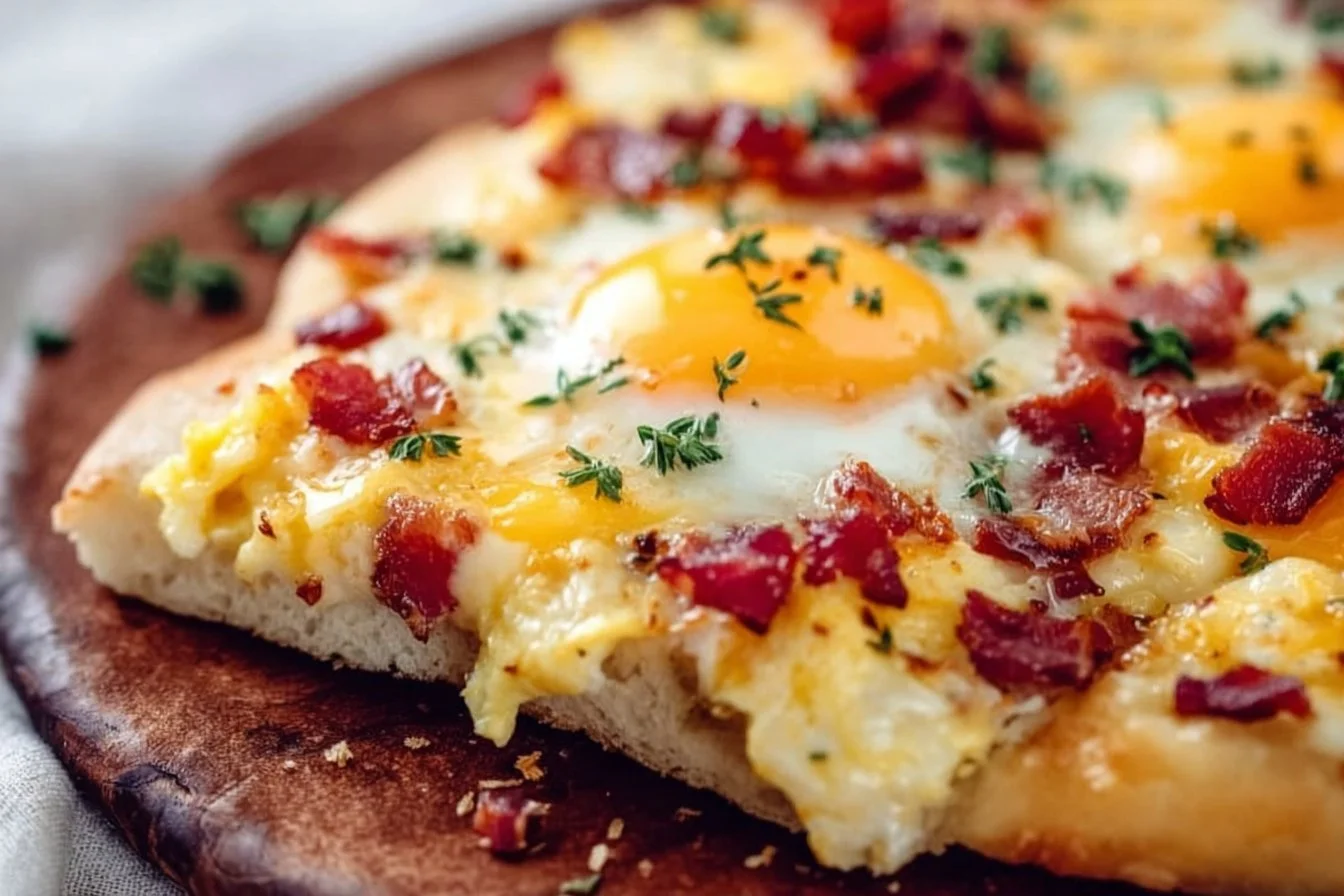 Easy Breakfast Pizza 4 Easy Breakfast Pizza