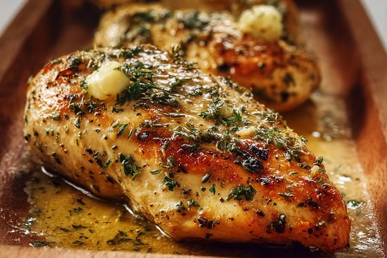 Garlic Butter Baked Chicken Breast