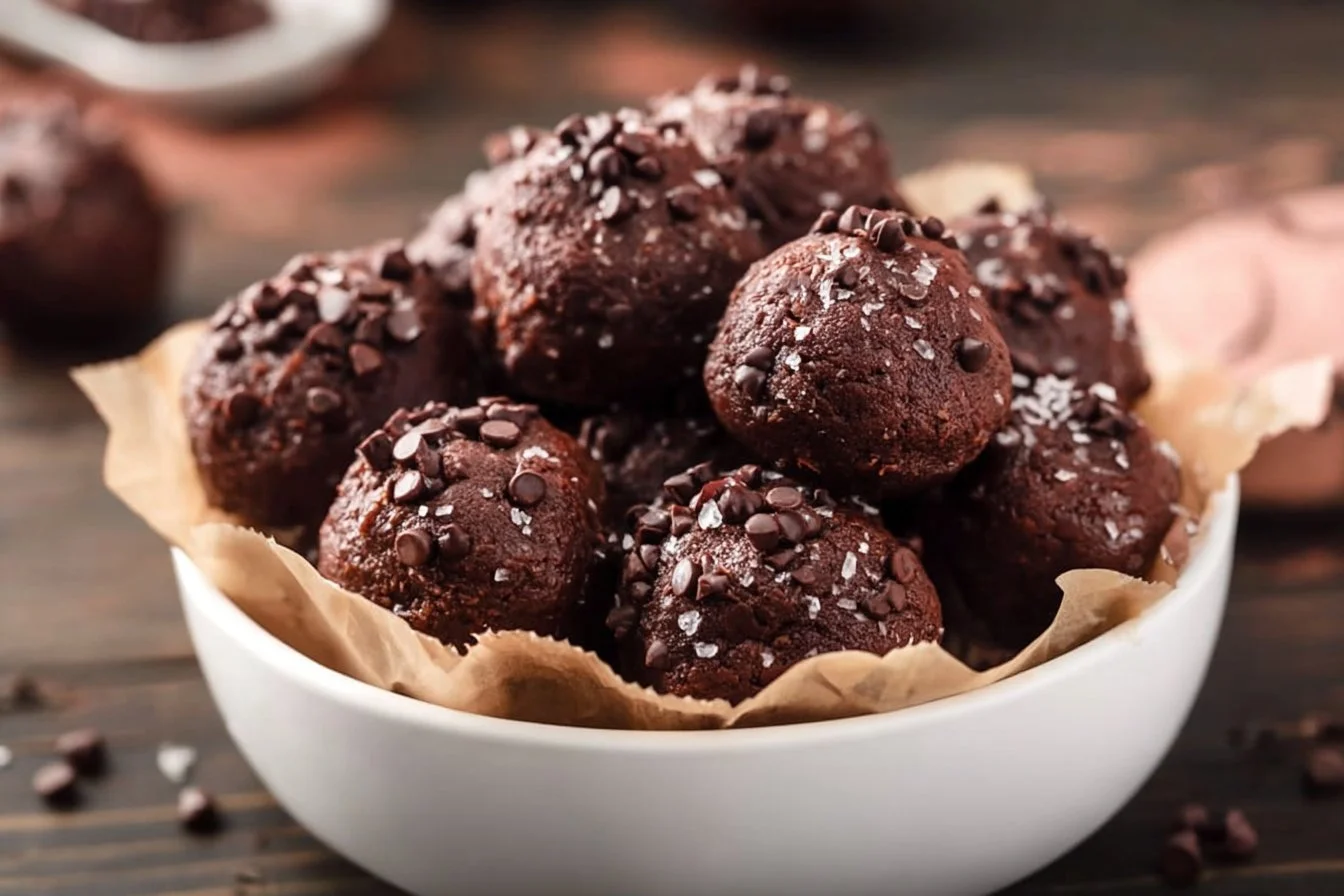 No-Bake Brownie Bites