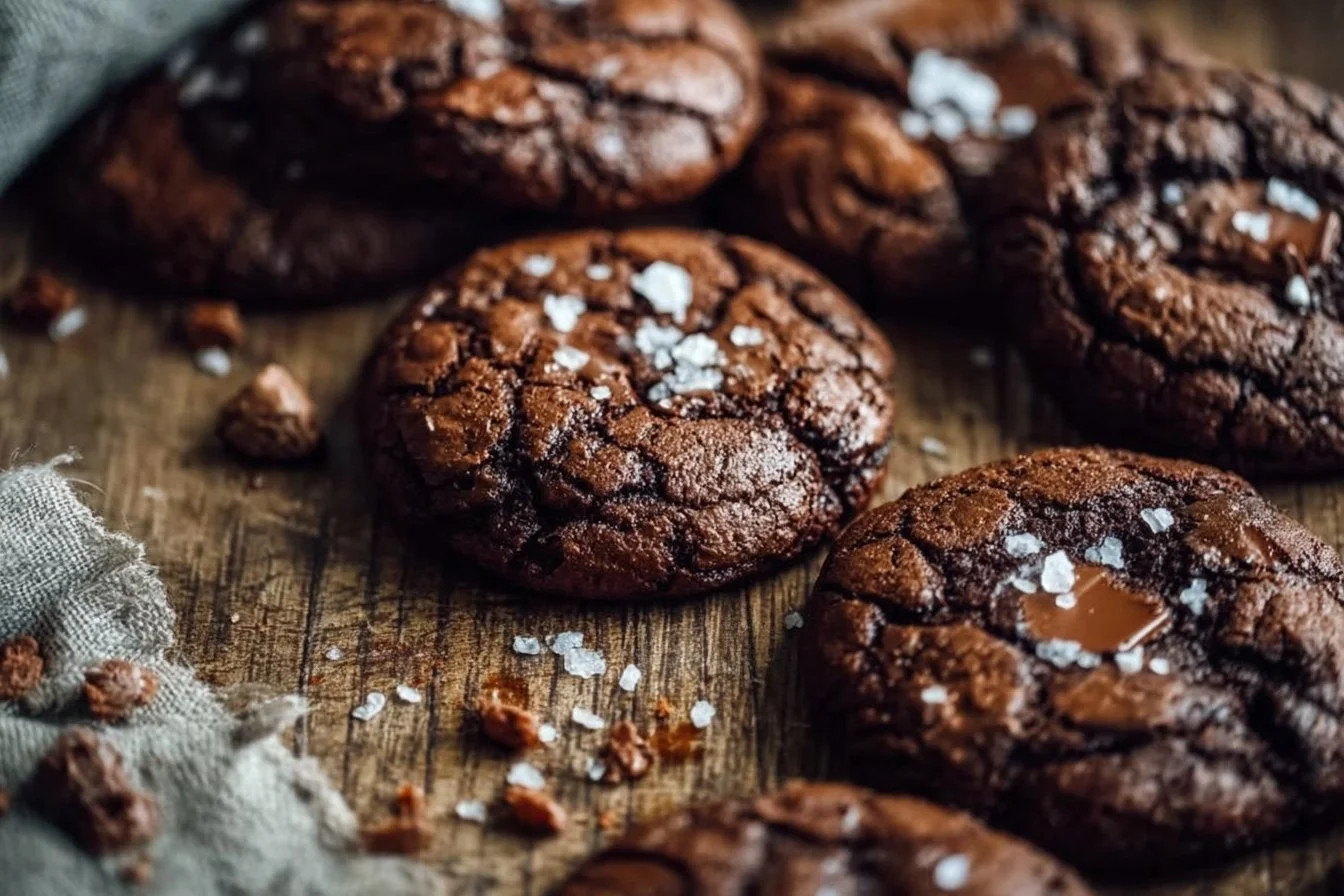 Salted Brownie Cookies