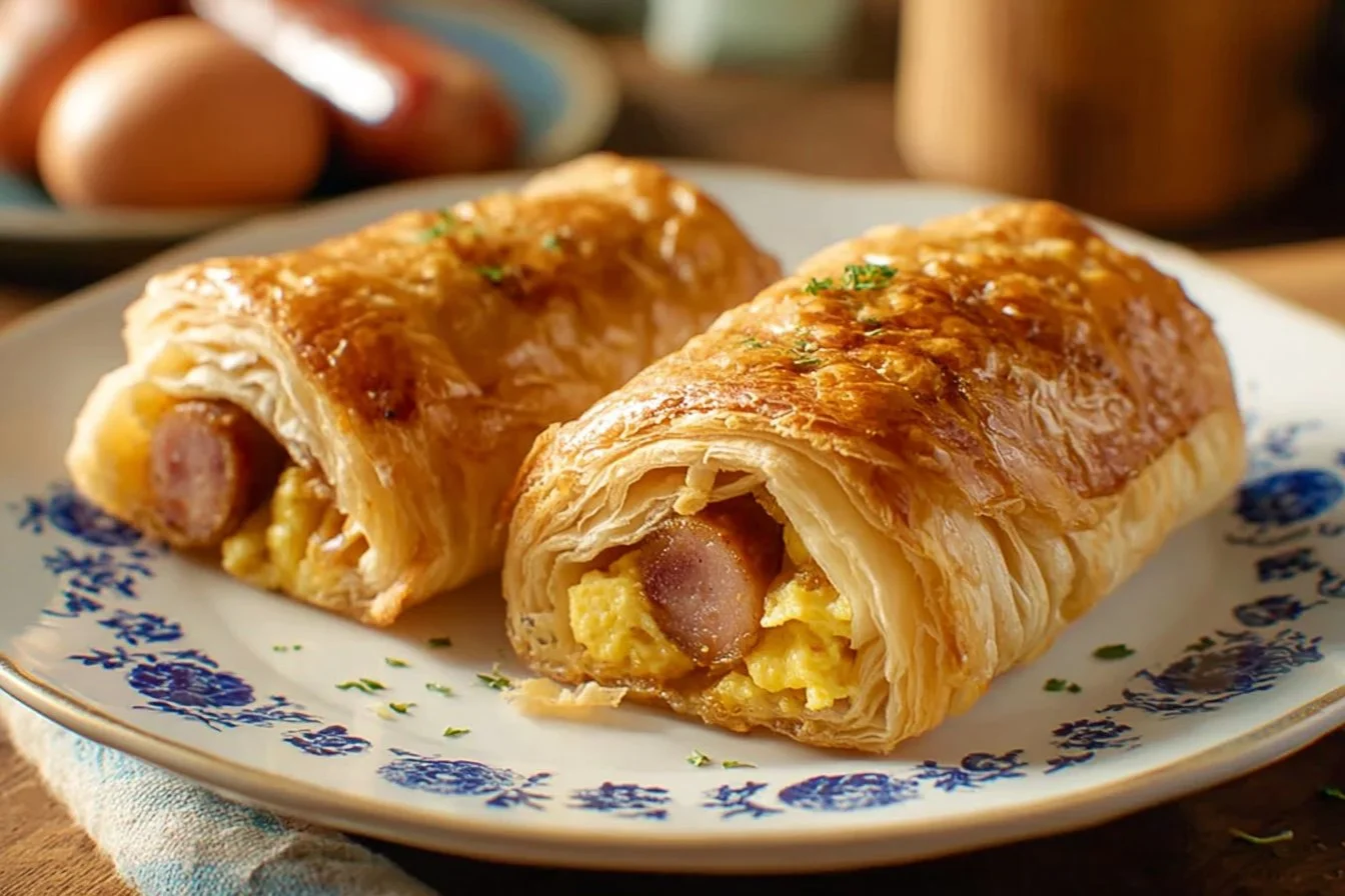 Sausage Egg Breakfast Roll-Ups recipe for a quick morning meal