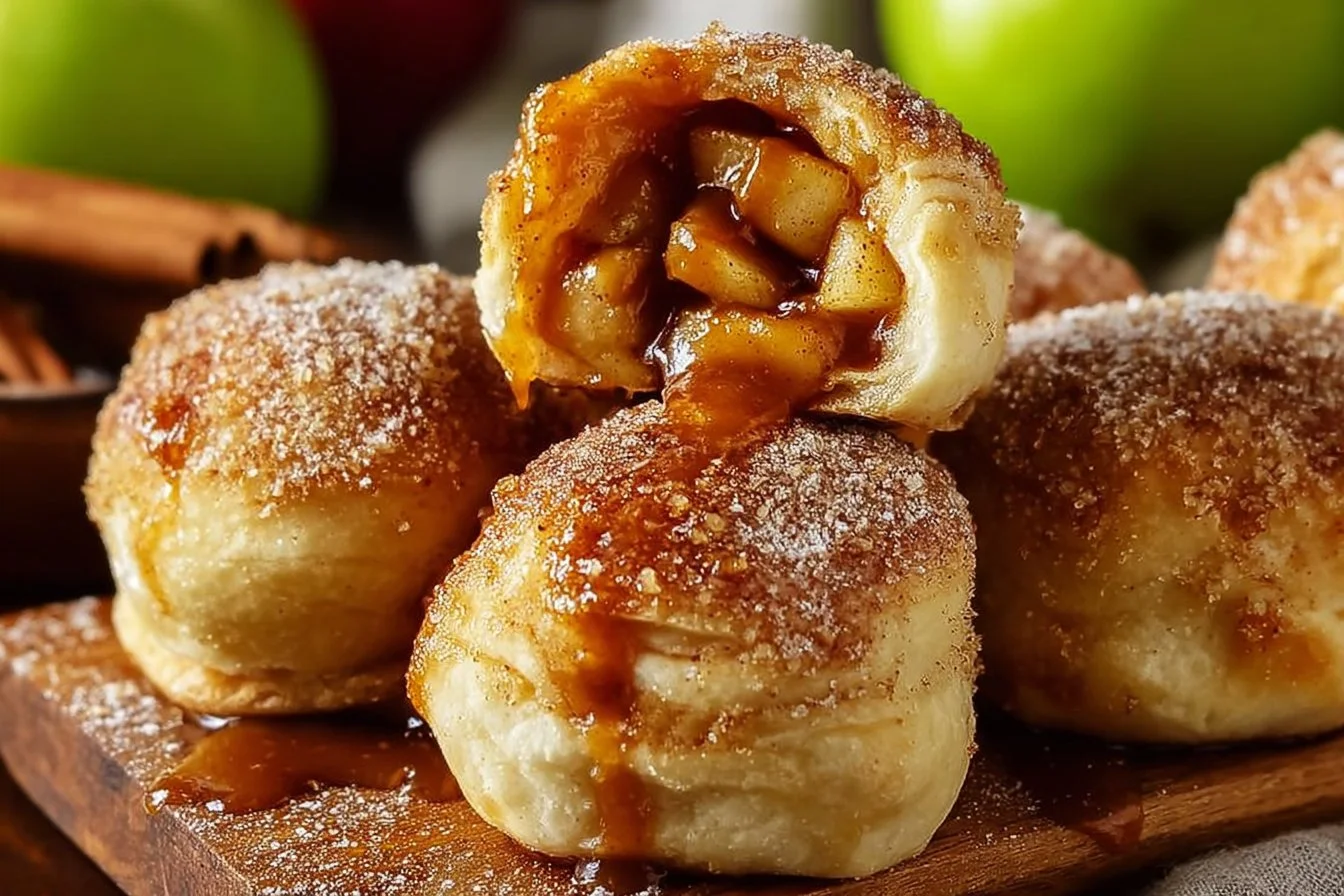 Simple Caramel Apple Pie Bombs 2 Simple Caramel Apple Pie Bombs