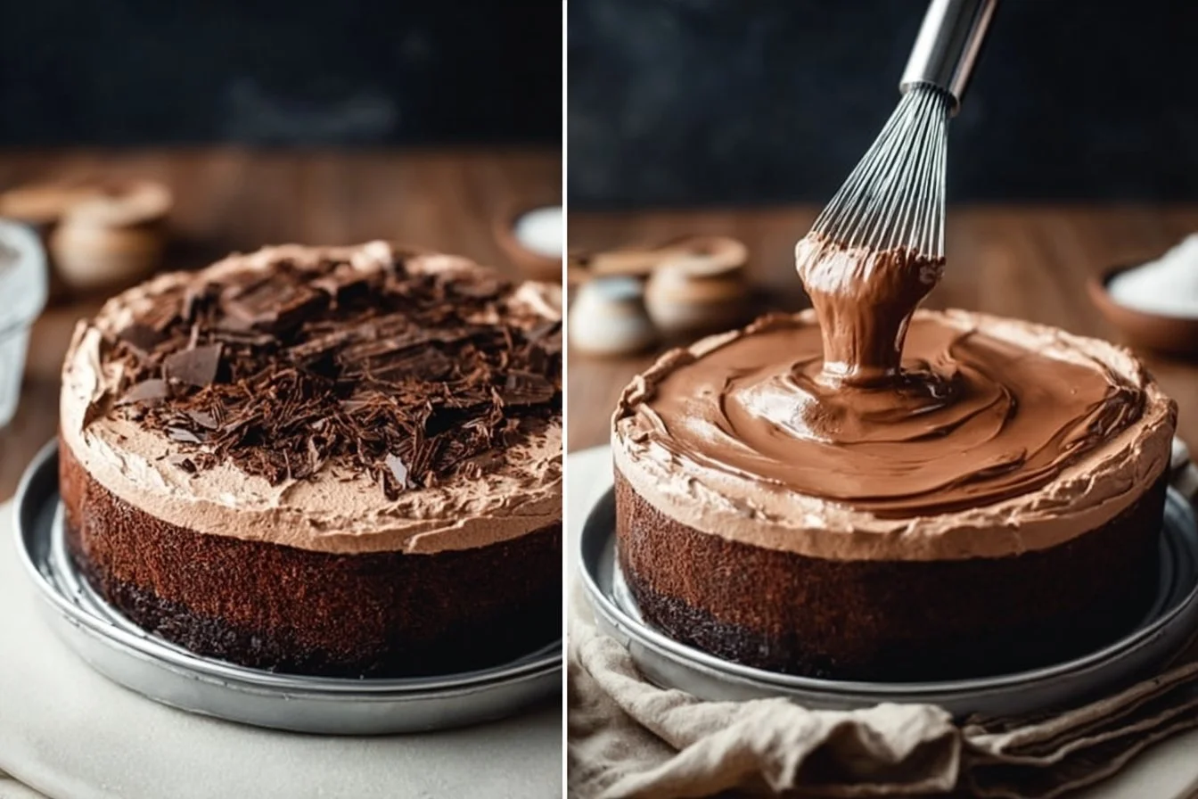 Triple Chocolate Mousse Cake