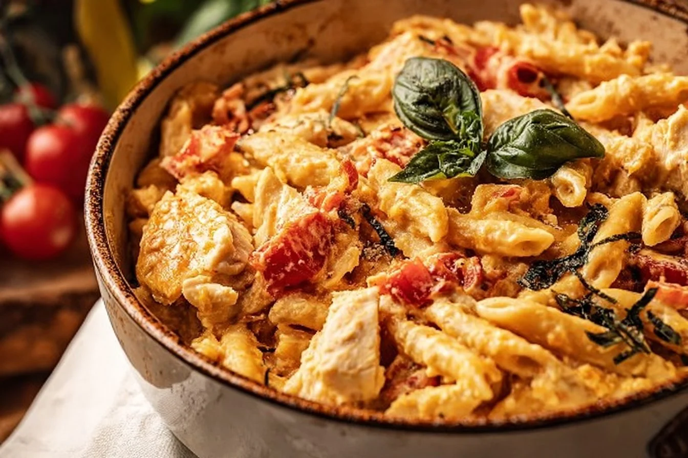 Baked Feta Chicken Pasta