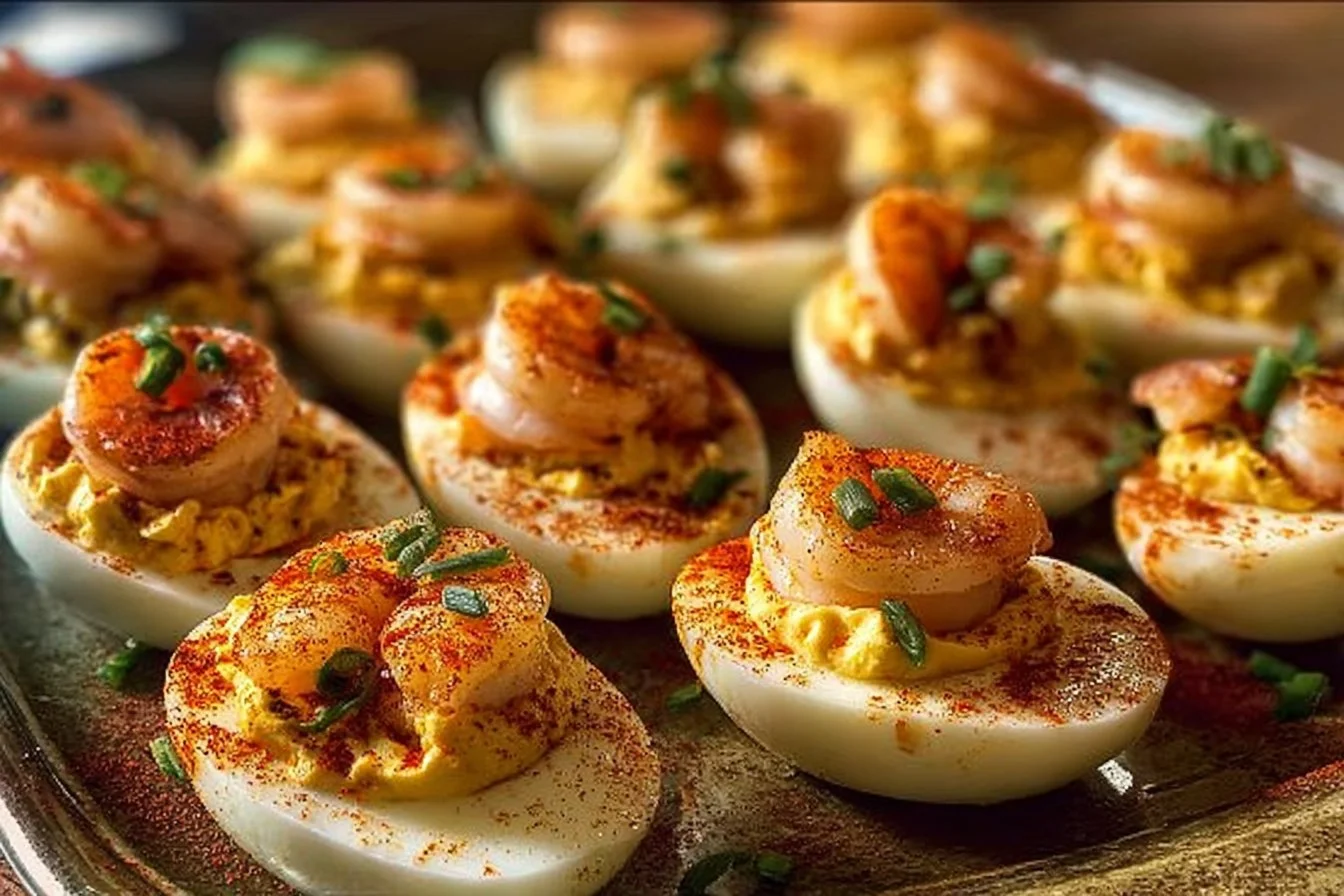 Cajun Shrimp Deviled Eggs