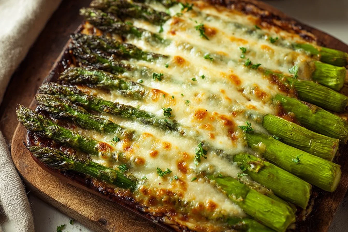 Cheesy Baked Asparagus
