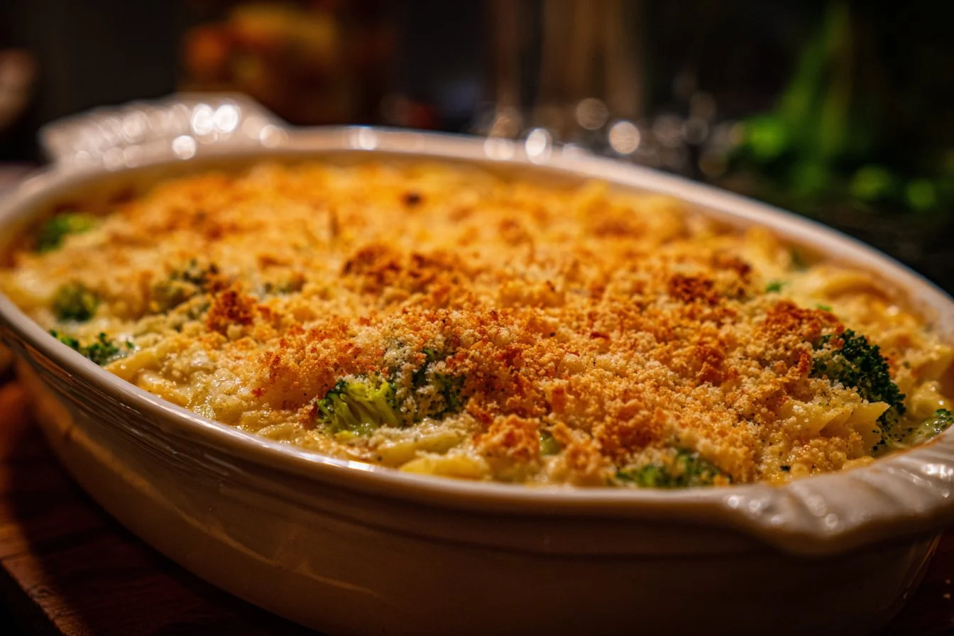 Delicious Chicken Alfredo served with fettuccine pasta and garnished with parsley