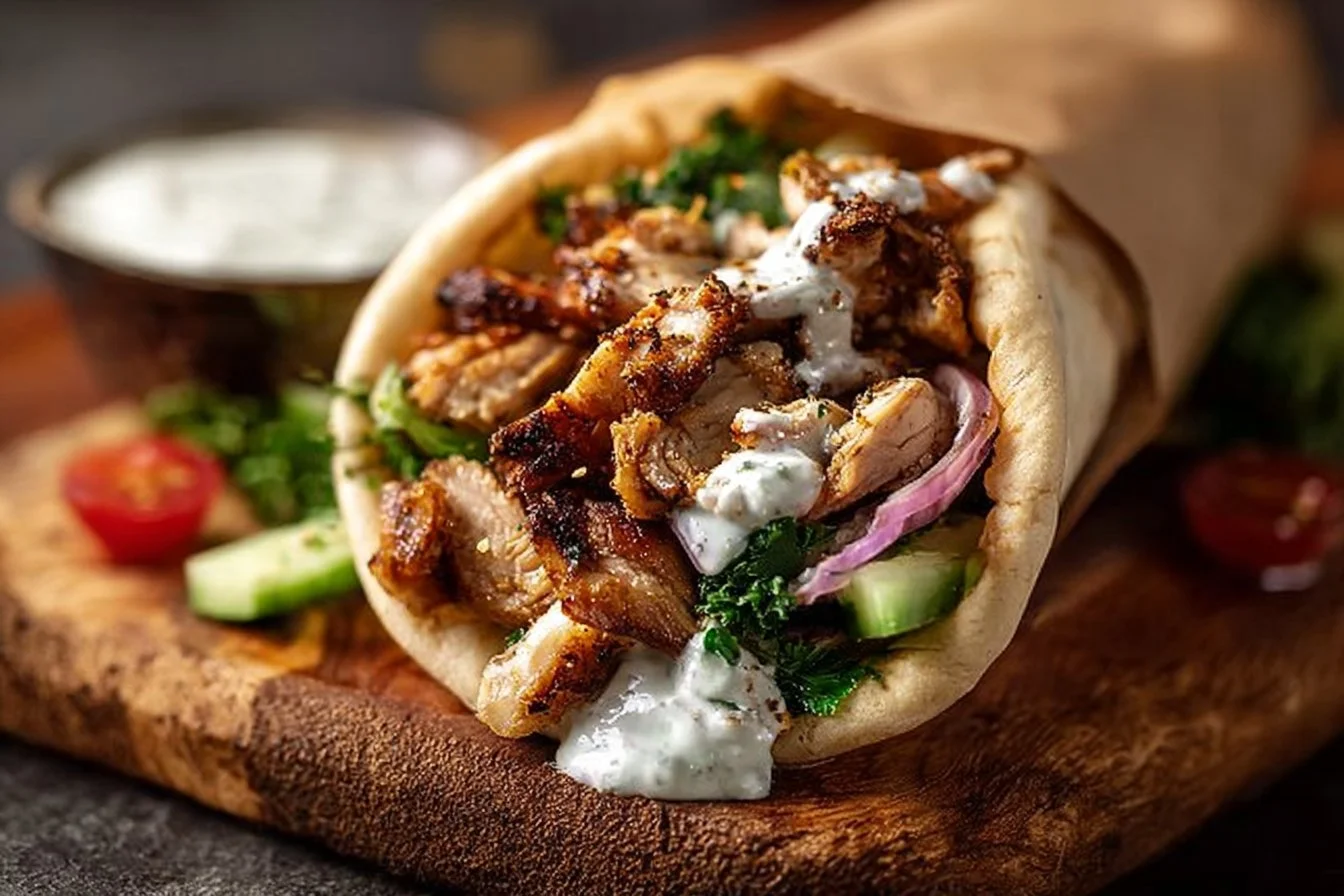 Chicken Shawarma with Garlic Sauce