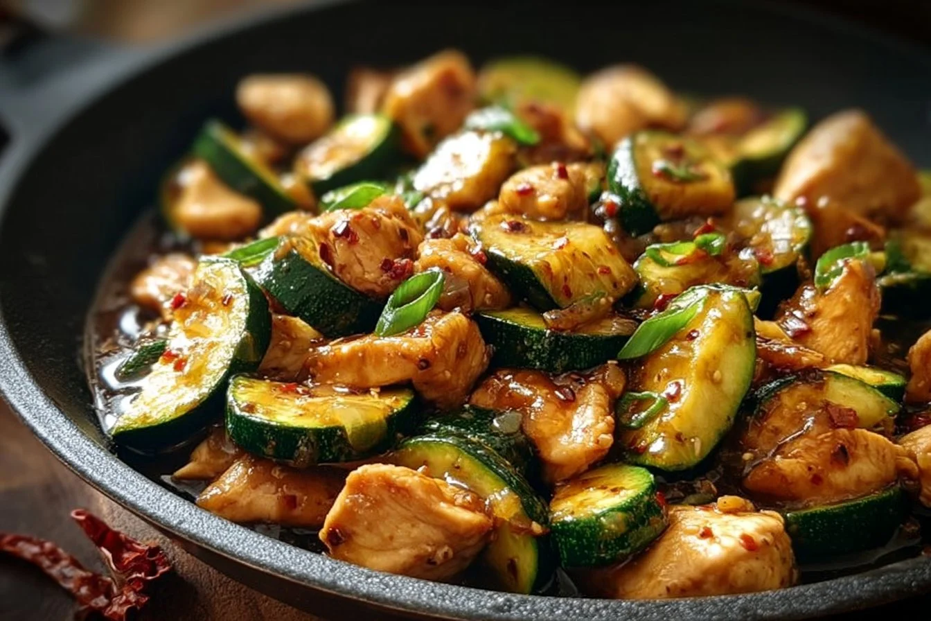 Chicken Zucchini Stir Fry