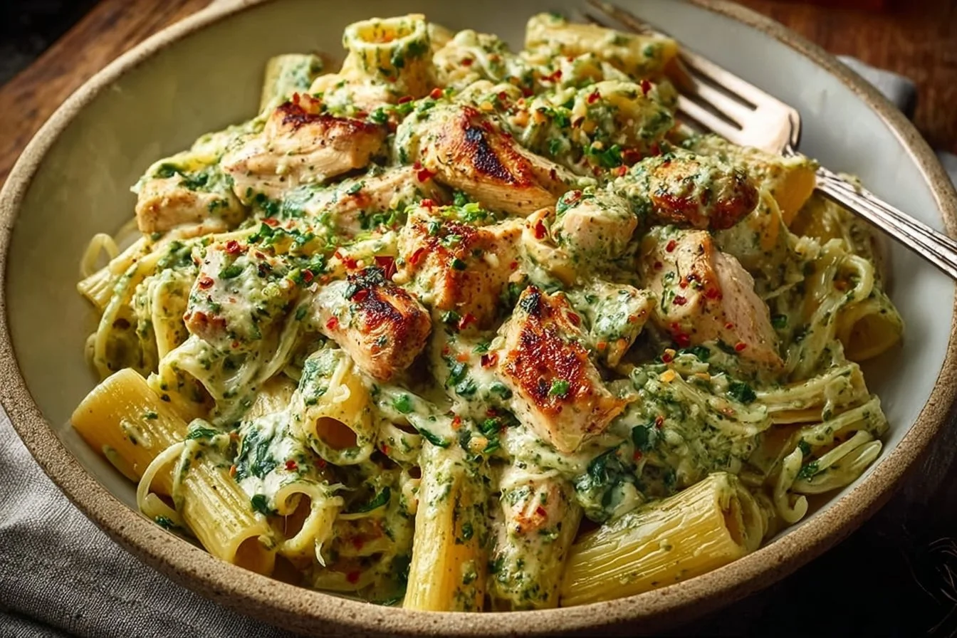 Creamy Pesto Chicken Pasta