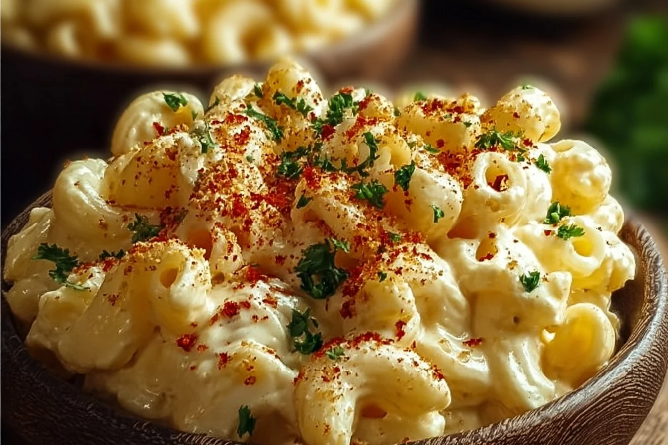 Deviled Egg Macaroni Salad
