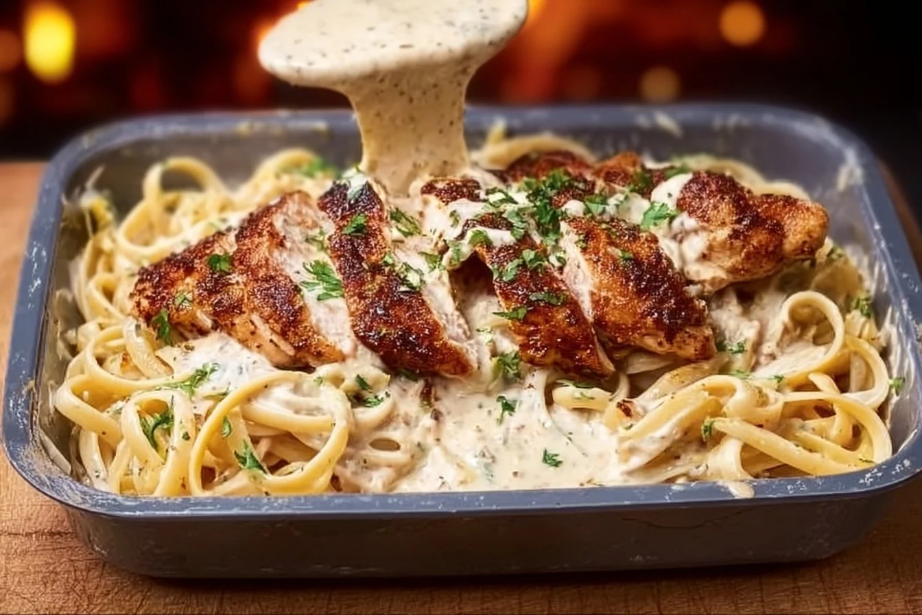 High-Protein Creamy Chicken Alfredo