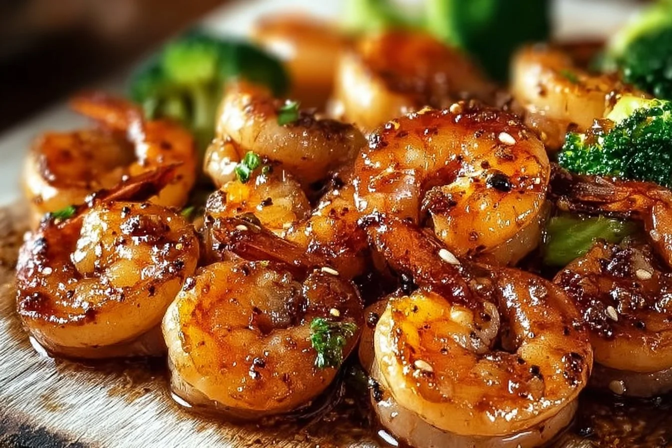 High-Protein Honey Garlic Shrimp