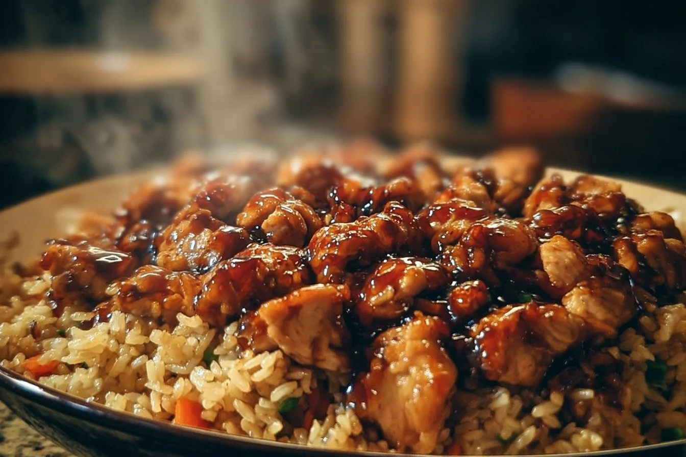One-Pan Honey BBQ Chicken Rice