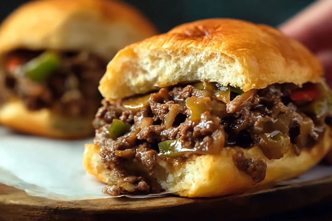 Philly Cheesesteak Sloppy Joes