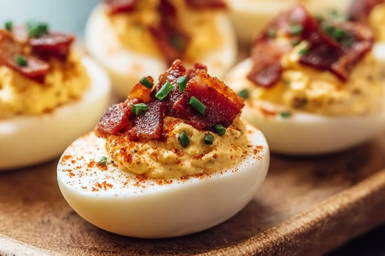 Southern Bacon Deviled Eggs: Savory & Smoky