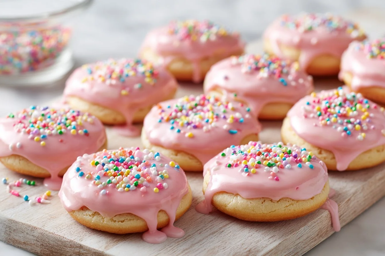 Homemade Strawberry Rhubarb Pop Tarts on a plate.