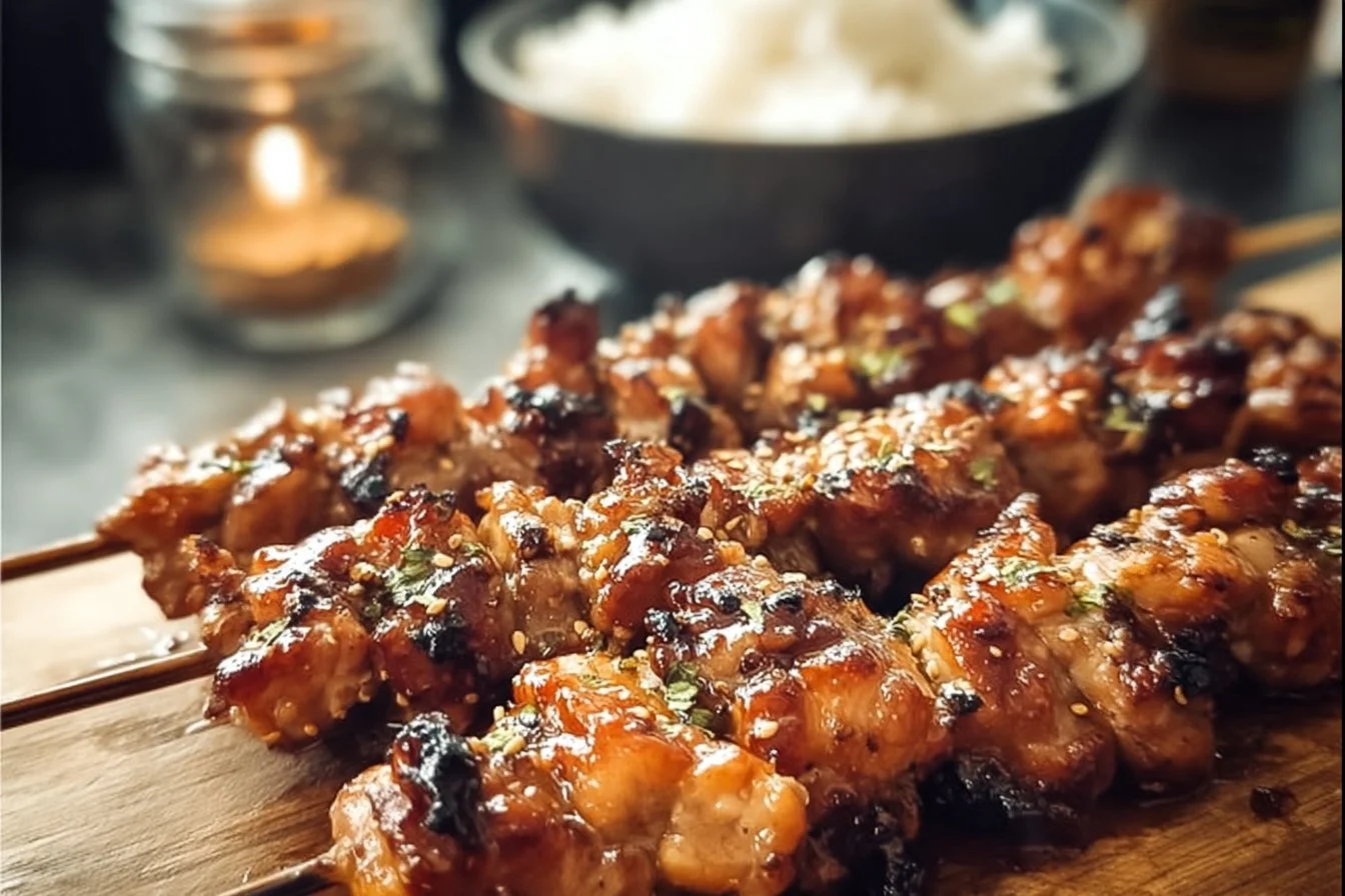 Teriyaki Chicken Skewers