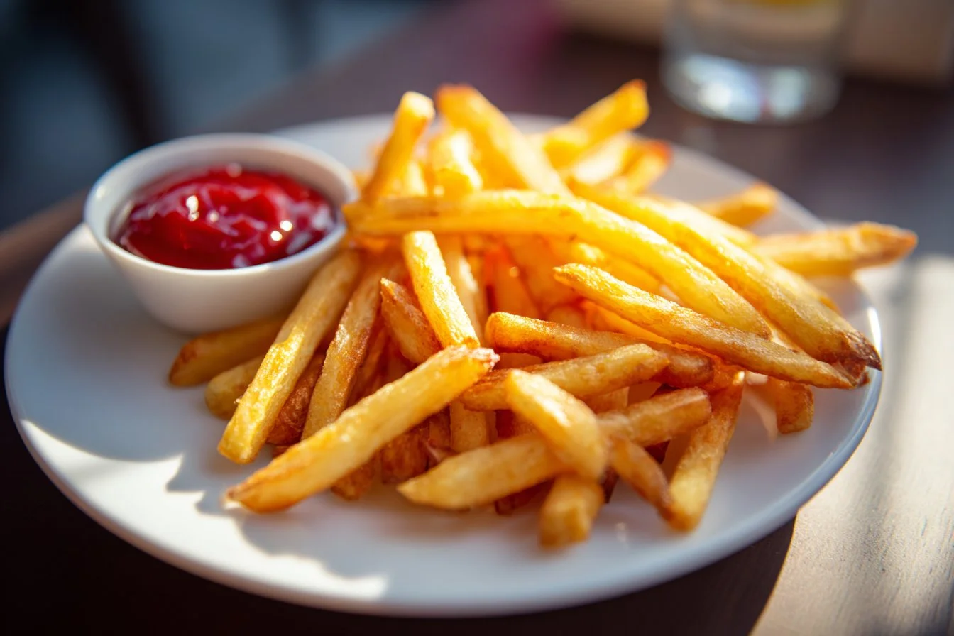 Crispy Air Fryer French Fries served in a bowl