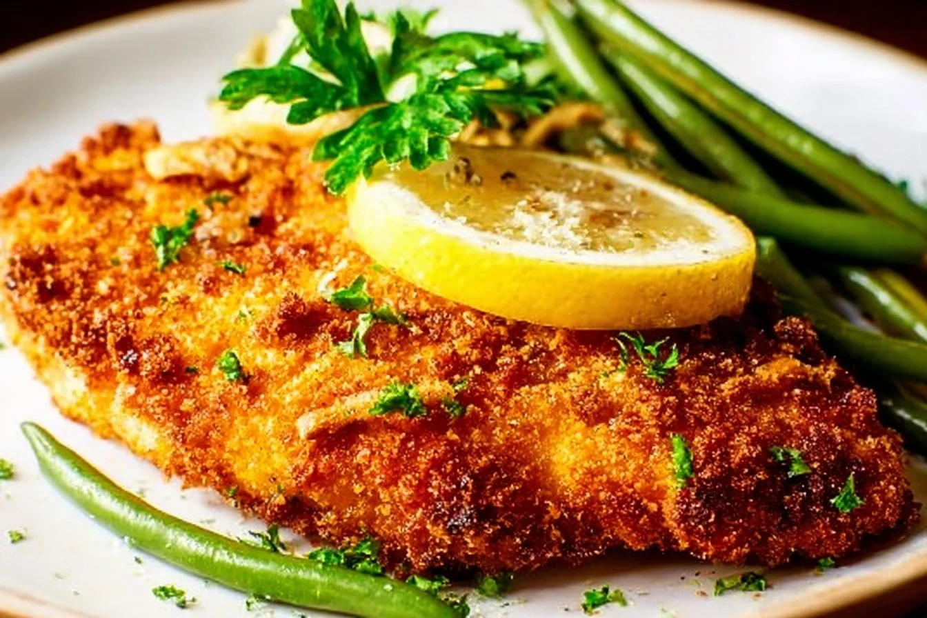 Delicious air fryer fried chicken served with a side of dipping sauce