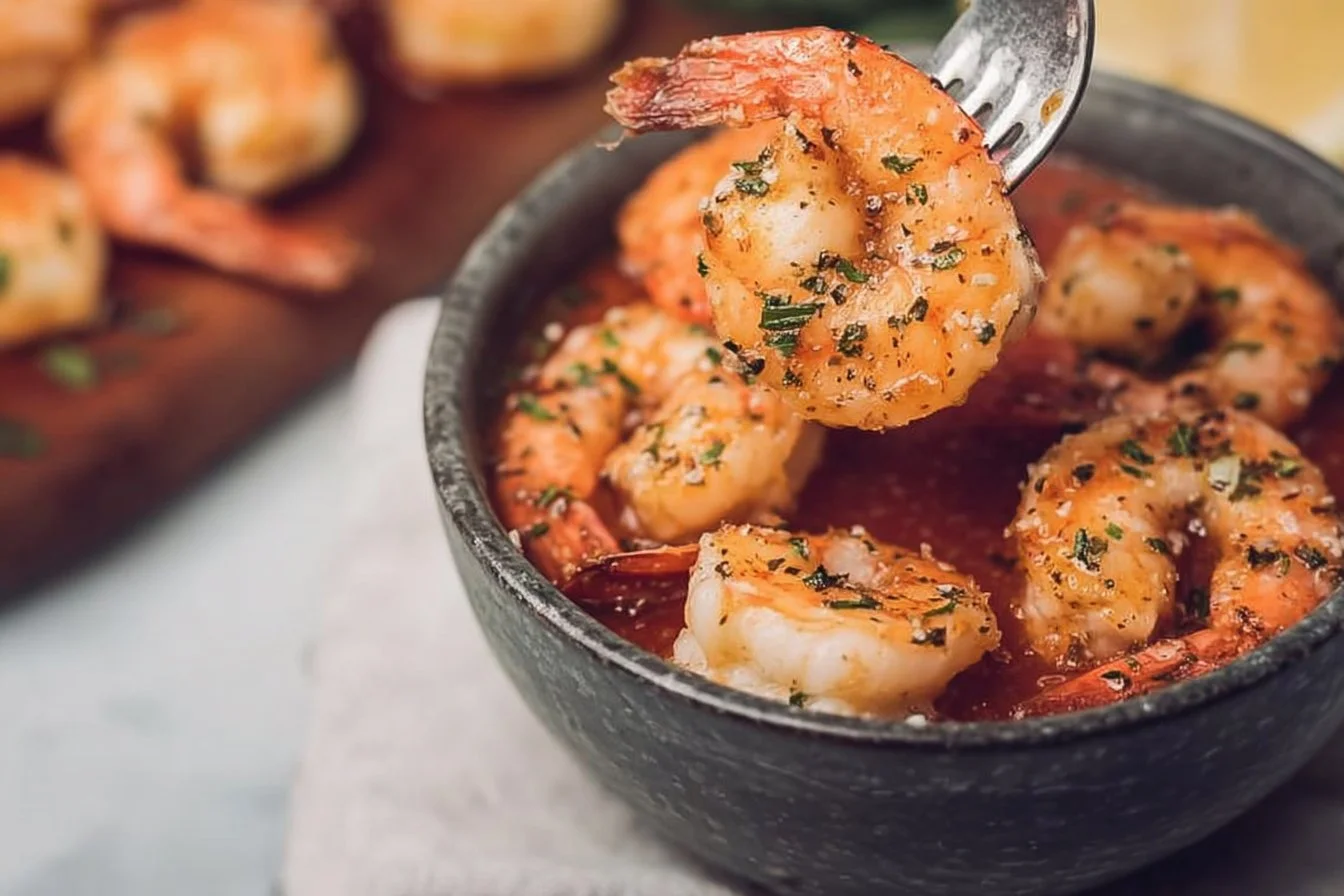Air Fryer Garlic Butter Shrimp