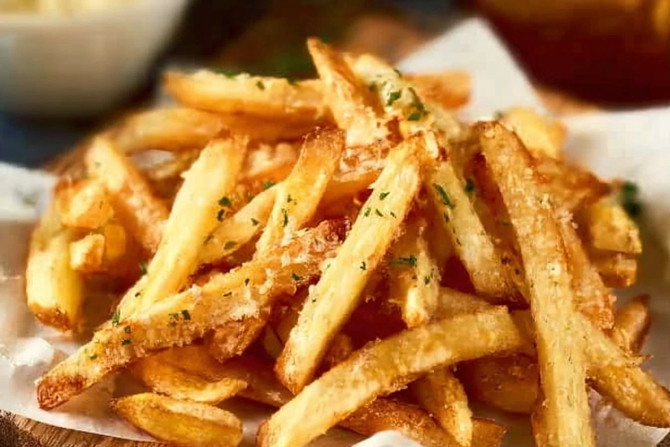 Air Fryer Garlic Parmesan French Fries