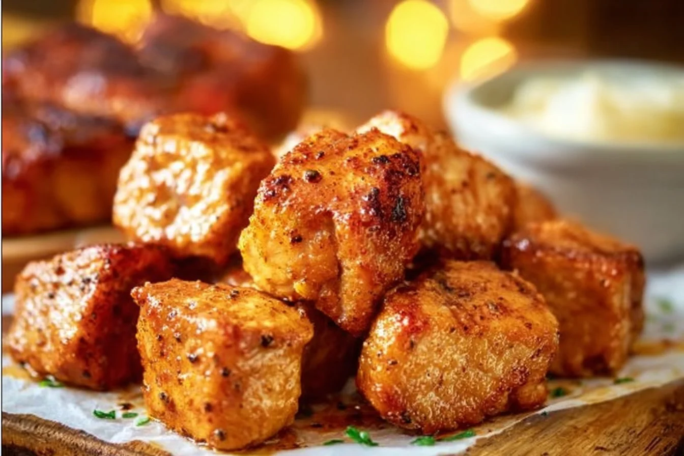 Air Fryer Pork Chop Bites