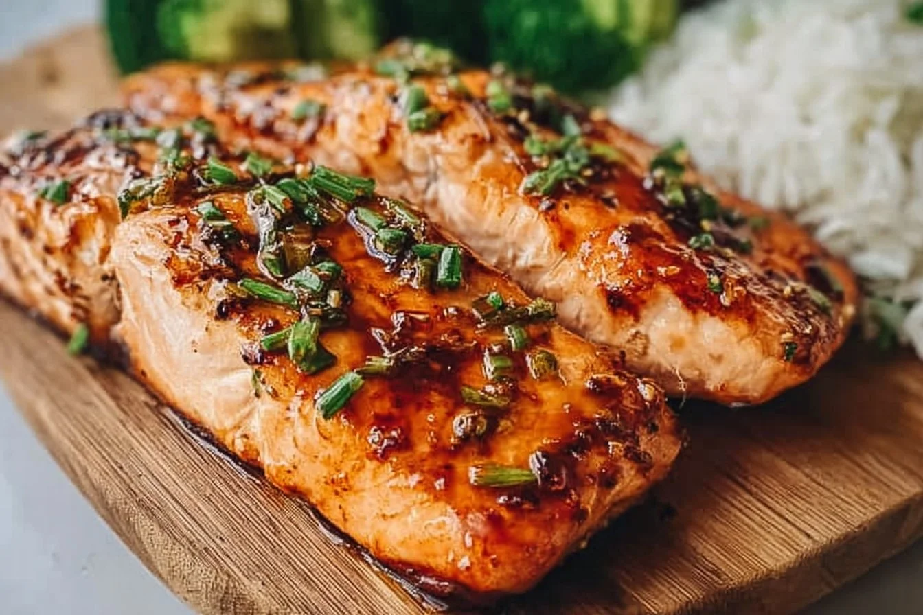 Air Fryer Salmon (Honey Garlic Salmon)