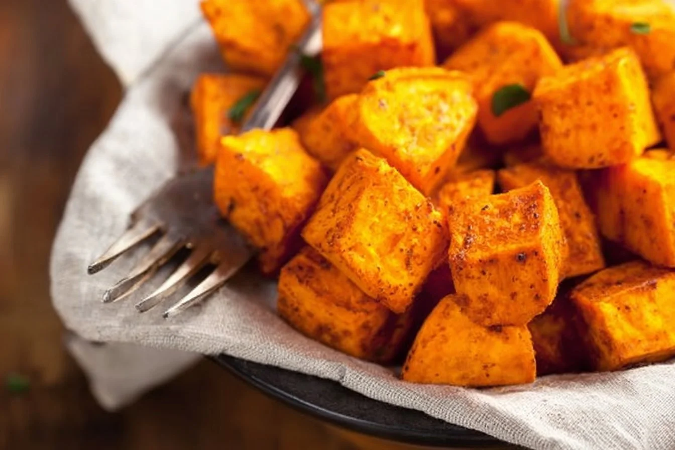 Air Fryer Sweet Potato Cubes