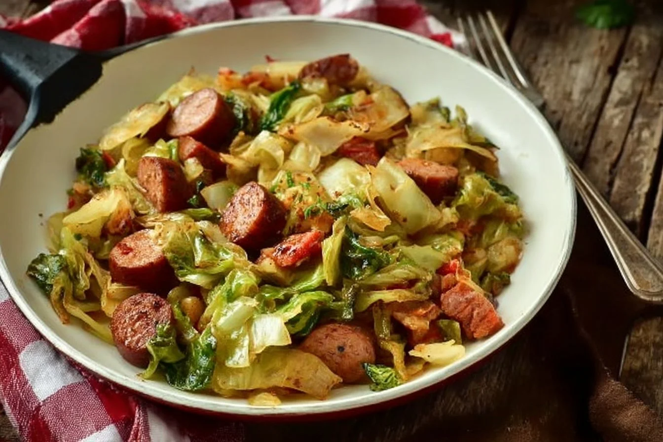 Cabbage and Sausage Skillet