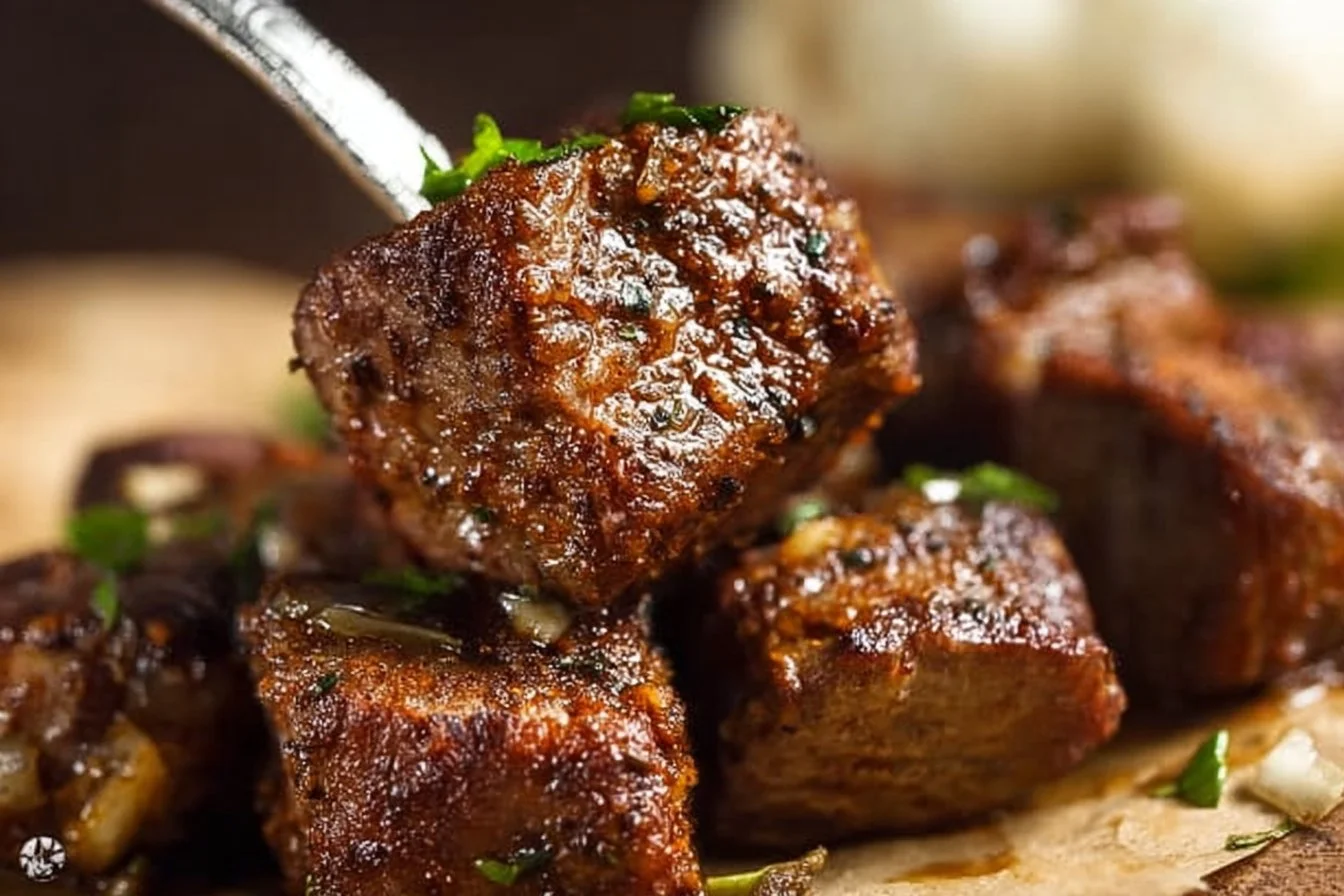 Cajun Garlic Butter Steak Bites