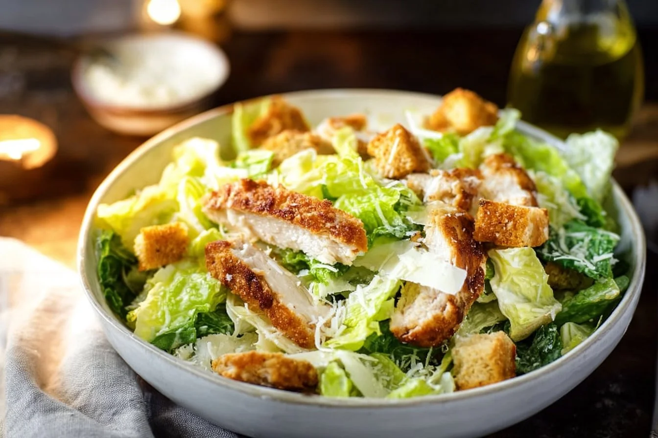 Crispy Chicken Caesar Salad