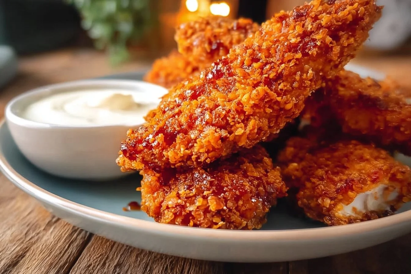 Crispy Hot Honey Chicken Tenders