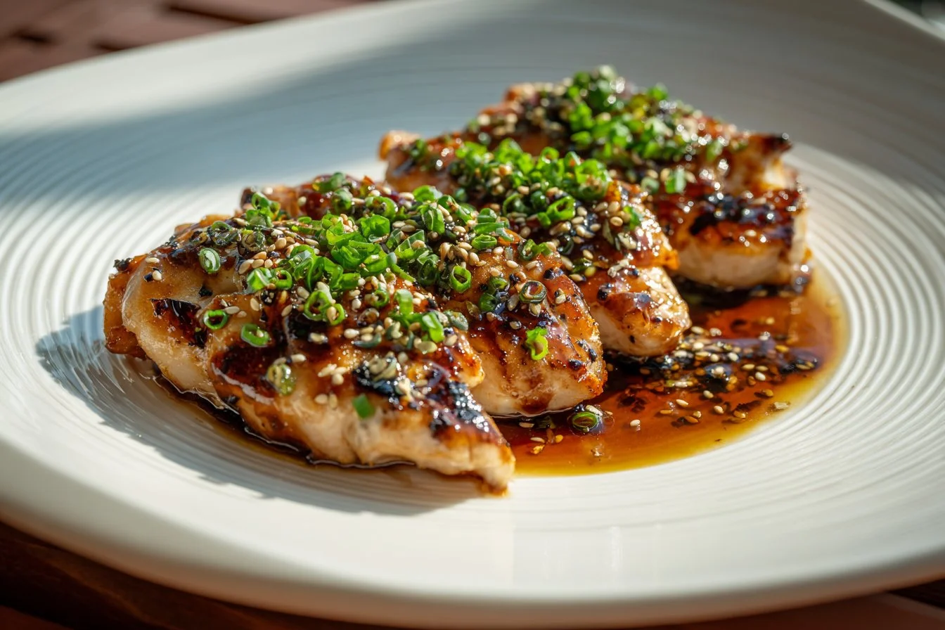 Delicious Garlic Miso Chicken dish ready in 25 minutes