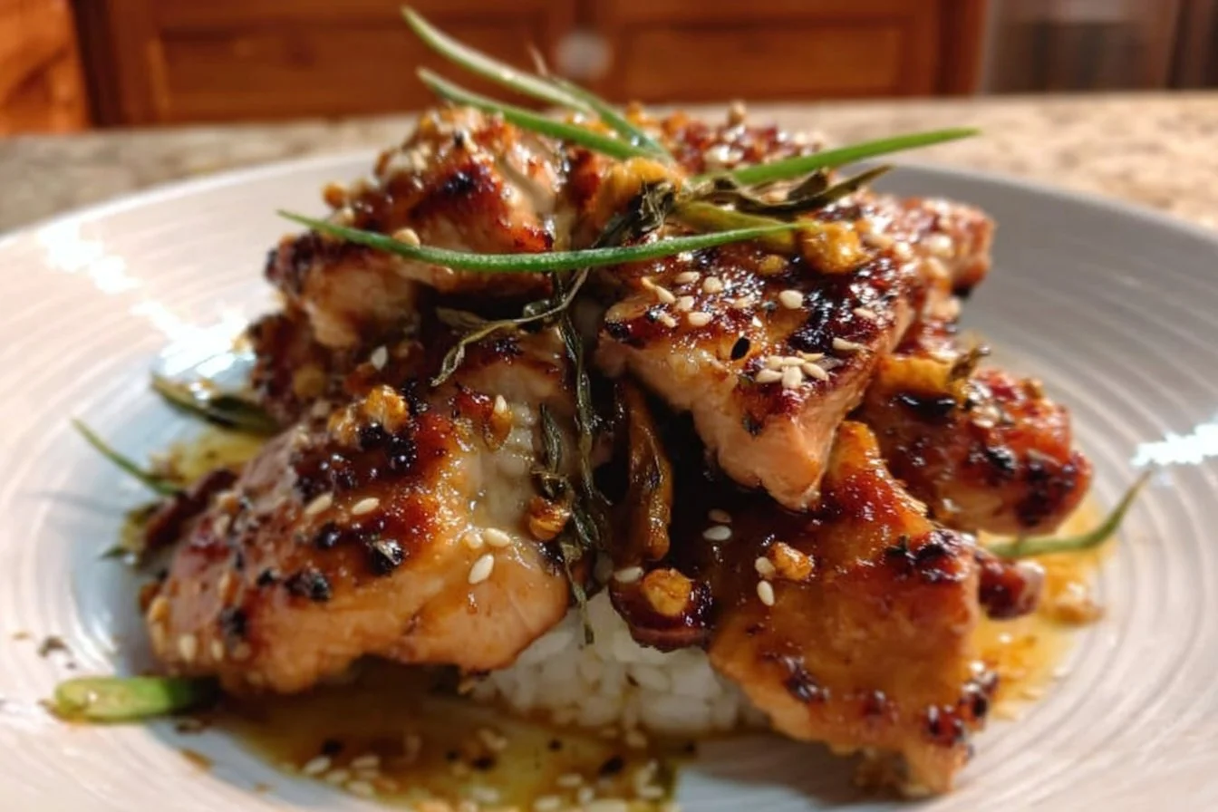 Garlic Miso Chicken ready in 25 minutes!