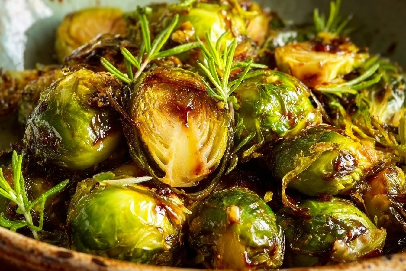 Honey Balsamic Brussels Sprouts